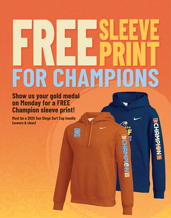 Free Sleeve Print for Champions